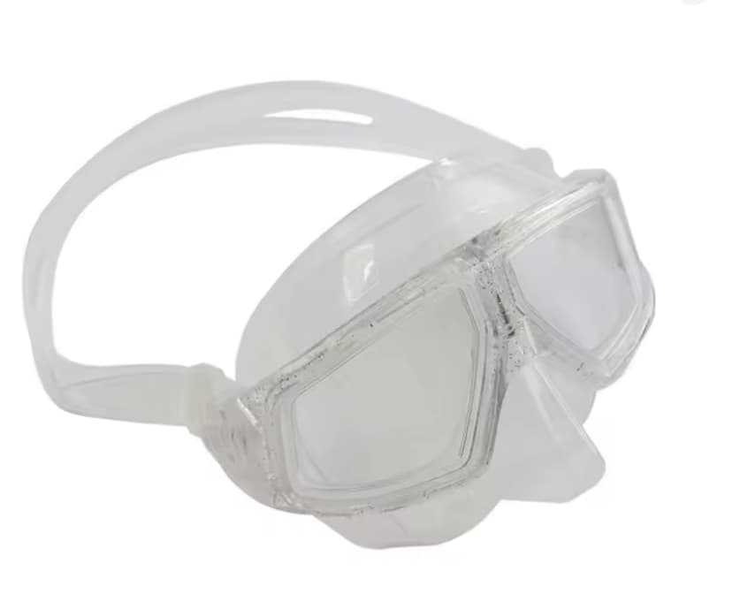 Careta Panorámica Transparente de Snorkel