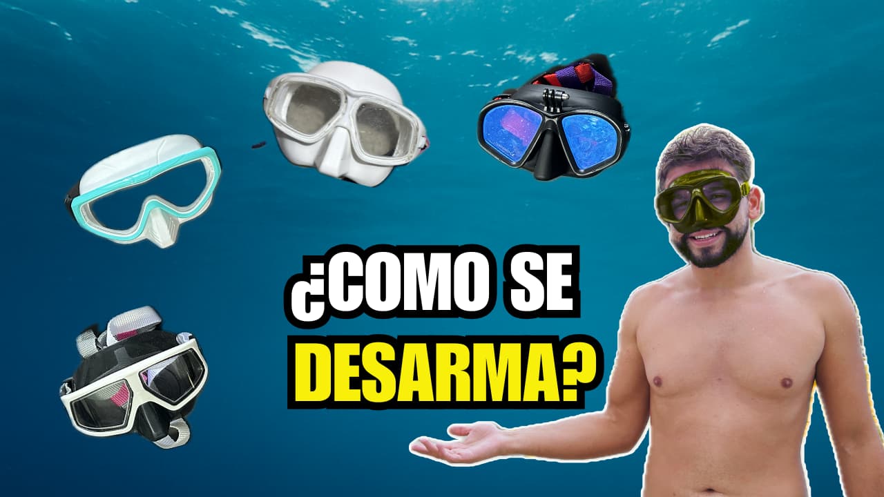 Cómo Desarmar y Limpiar tu Máscara de Buceo [Guía Anti-Fugas y Anti-Vaho]